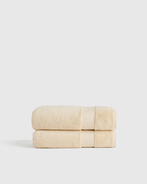 Turkish Ultra Plush Bath Towel (Set of 2) - One Size / White
