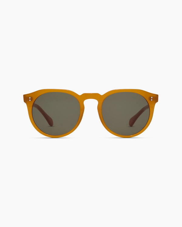 Tahiti Polarized Acetate Sunglasses - One Size / Clear Taupe with Brown lens