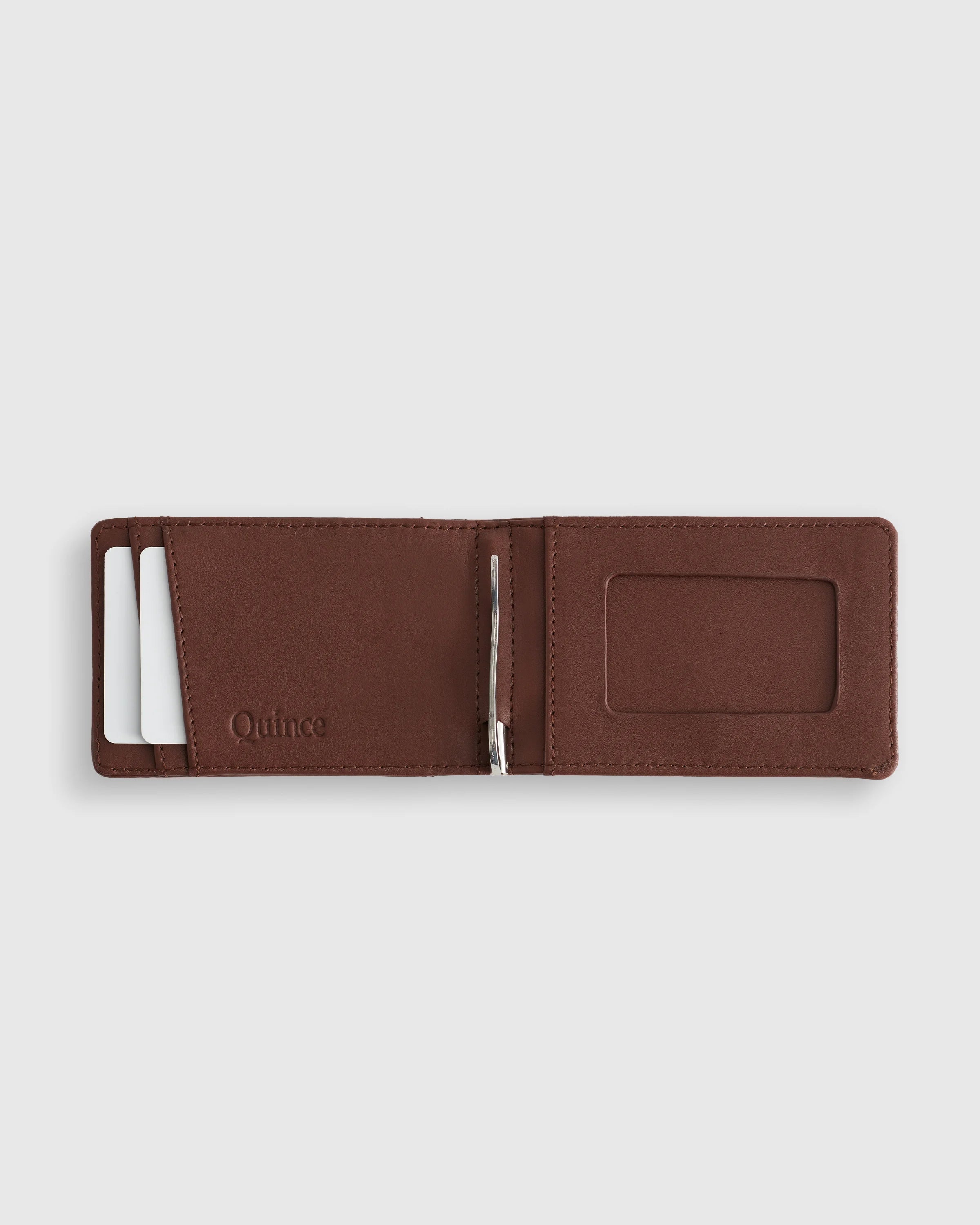 Italian Leather Money-Clip Wallet - One Size / Chocolate Brown Secondary image