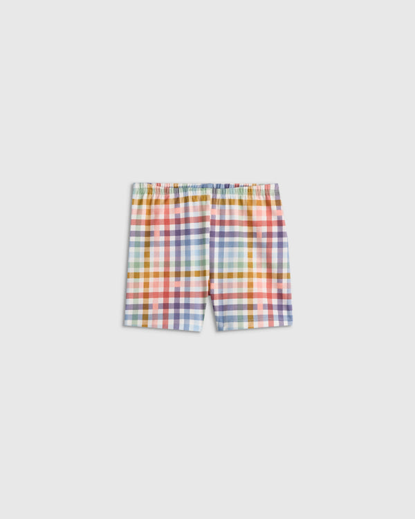 Organic Cotton Cartwheel Shorts - 6 / Soft Rose