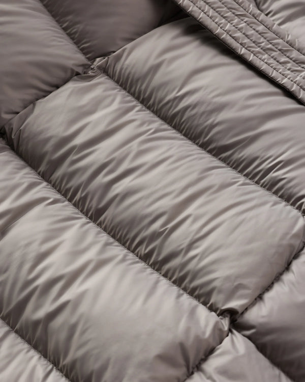 Responsible Down Belted Puffer Maxi Coat - XS / Morel Grey