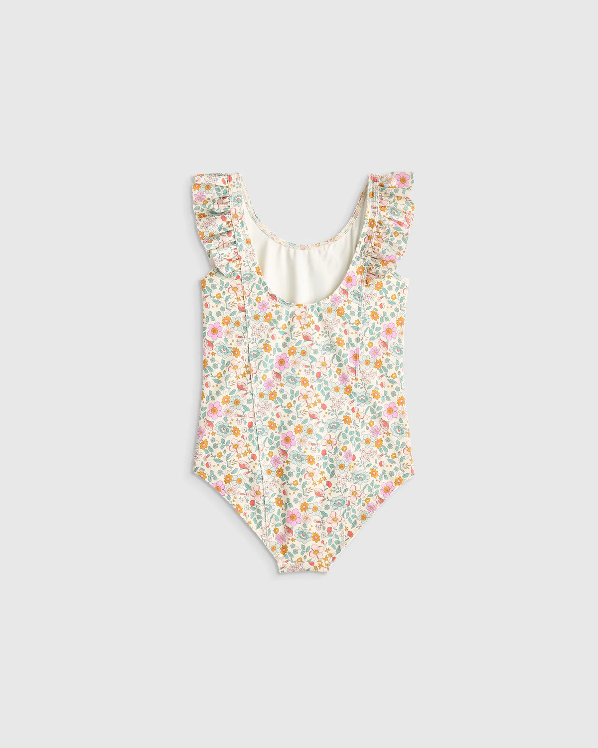Ruffle One Piece Swimsuit - 6 / Soft Ditsy Floral