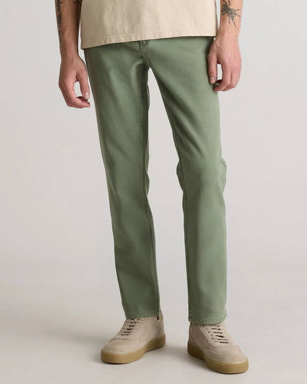 French Terry 5-Pocket Pants - Slim - 30X30 / Bayberry Olive