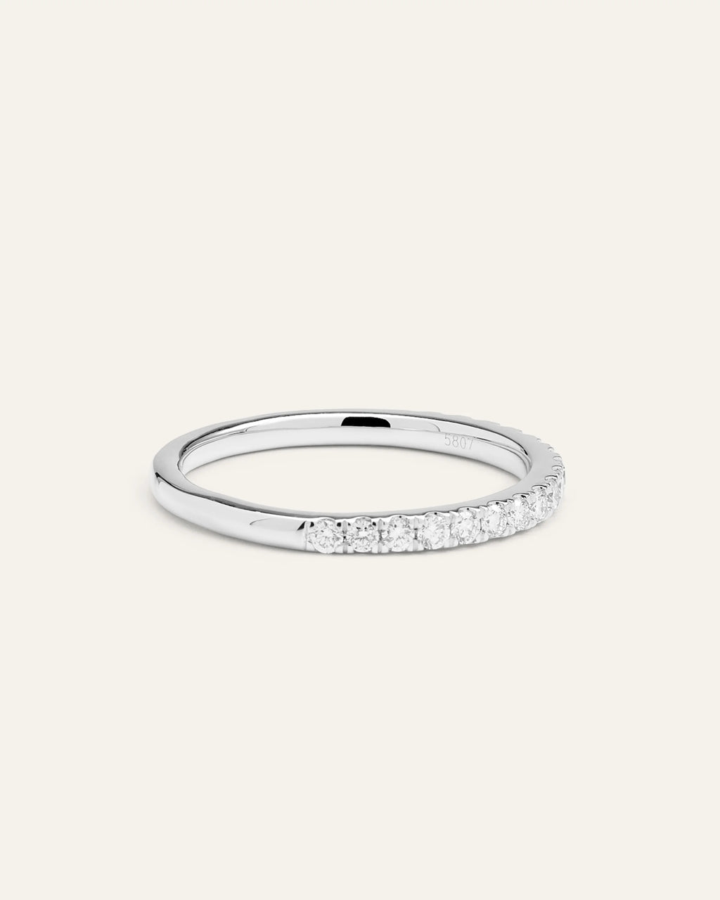 Lab Grown Diamond Pave Band - 4 / Yellow Gold