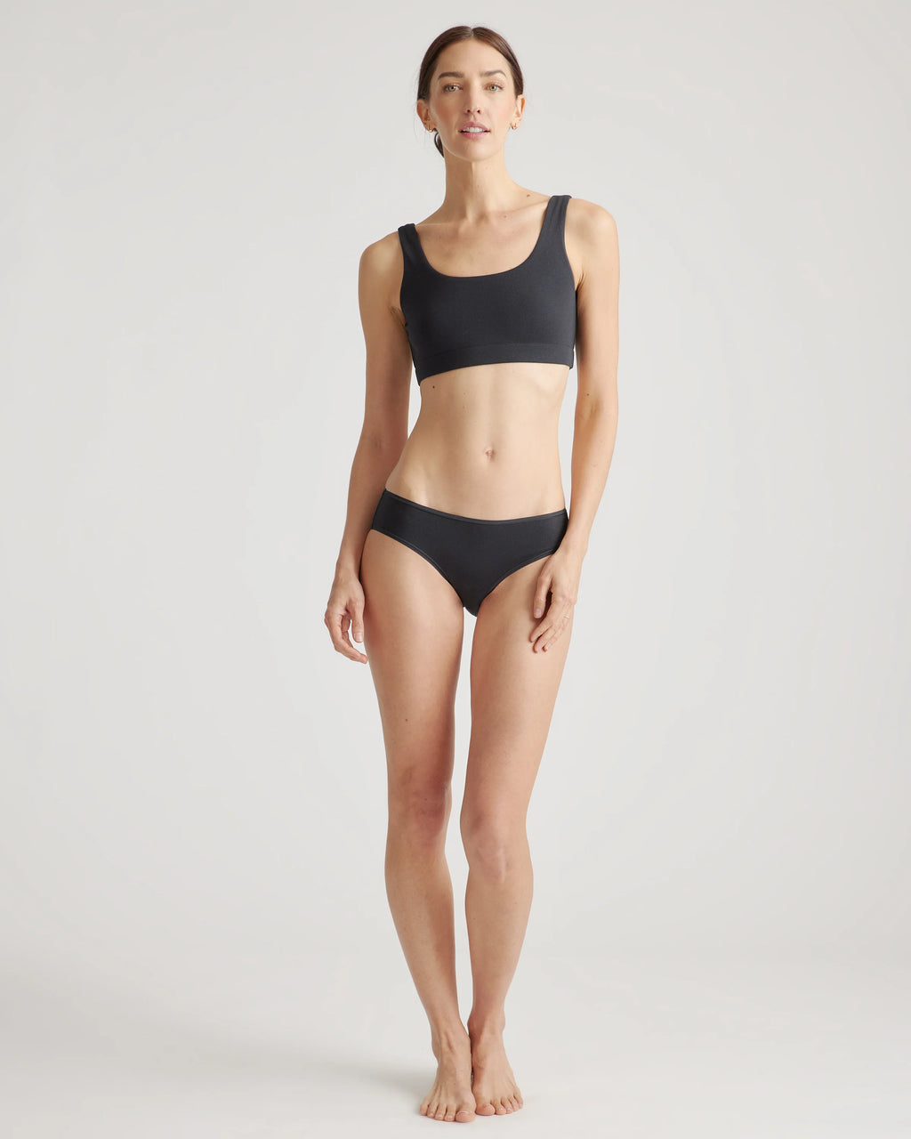 Organic Cotton Hipster (6-pack) - XS / Black