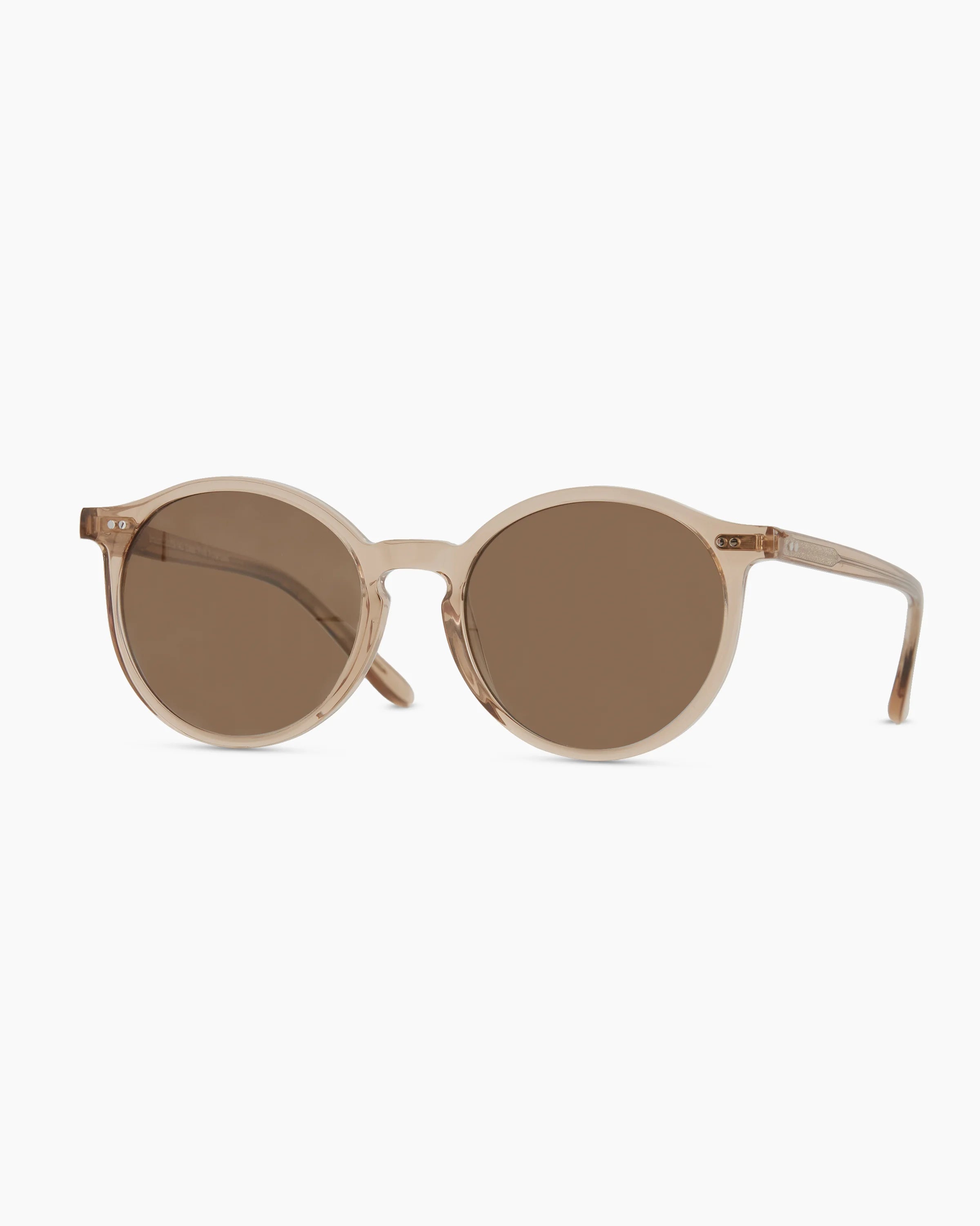Brixton Polarized Acetate Sunglasses - Standard / Clear Taupe with Brown lens Secondary image