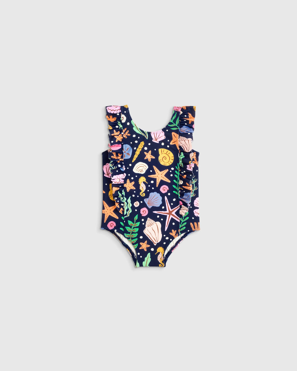 Ruffle One Piece Swimsuit - 0-3M / Pineapple