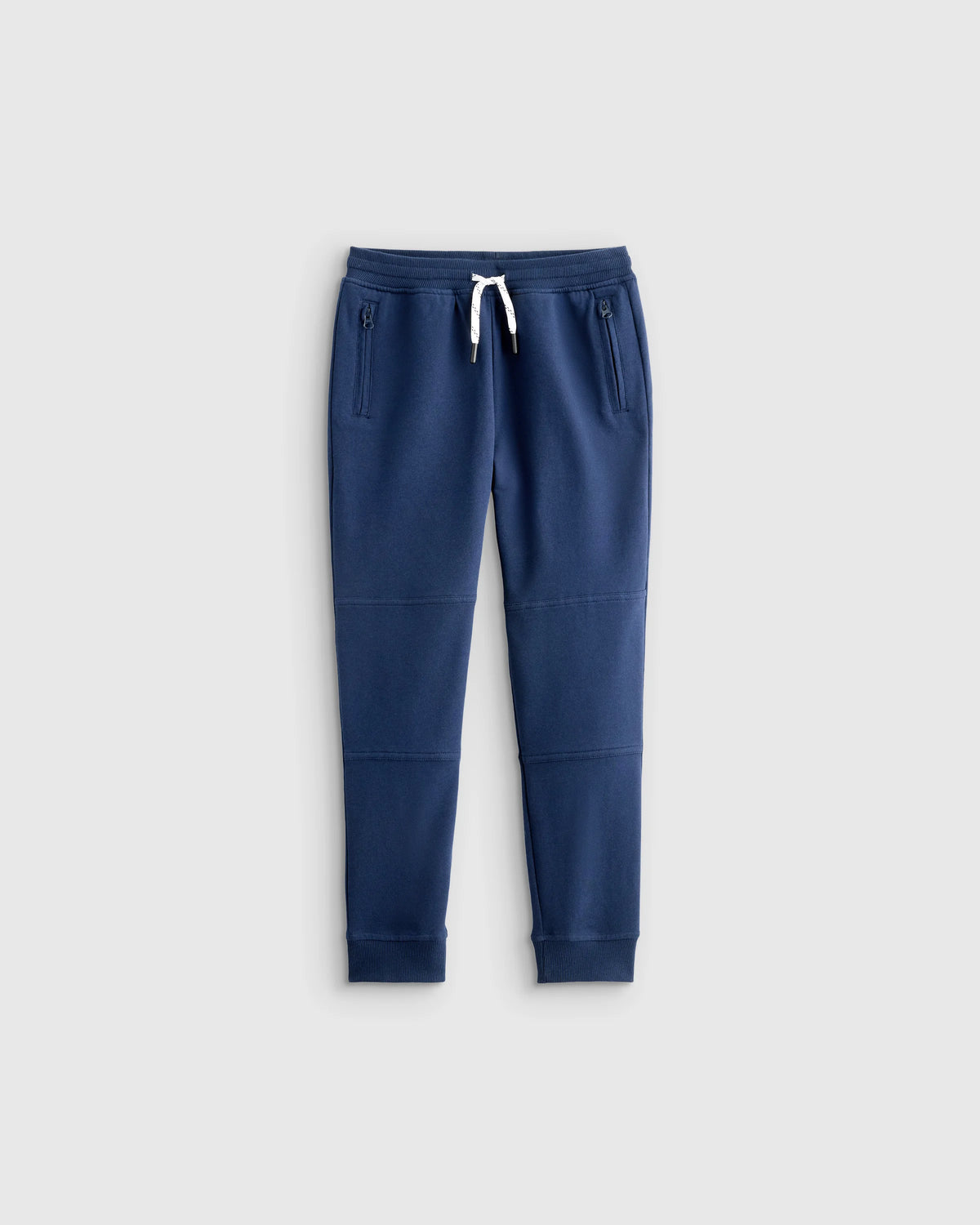 Organic Cotton French Terry Reinforced Knee Slim Jogger - 6 / Navy Main image