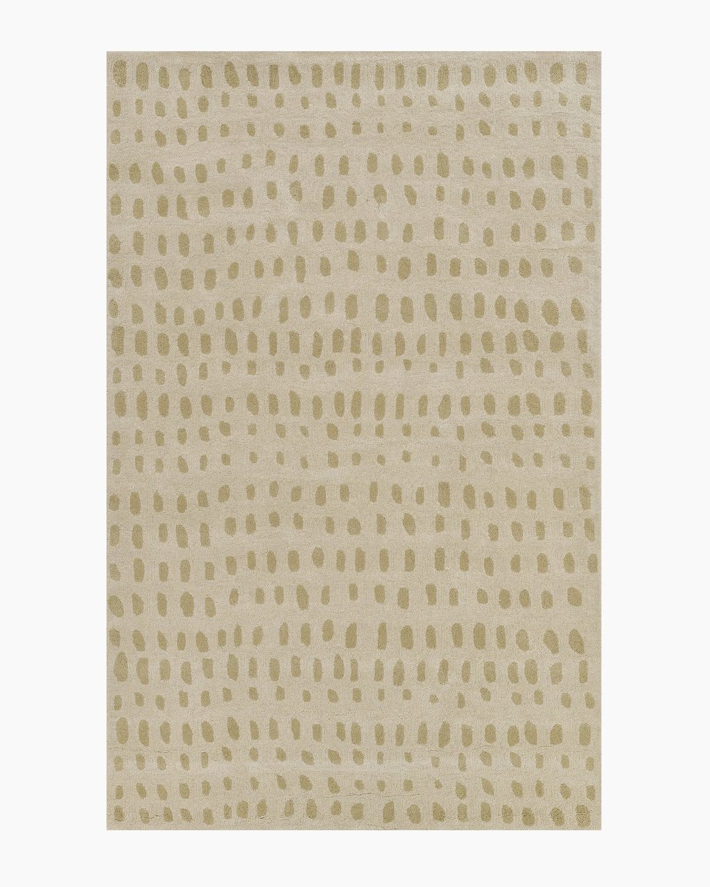Painterly Dots Hand-Tufted Wool Rug - 3'6" x 5'6" / Navy