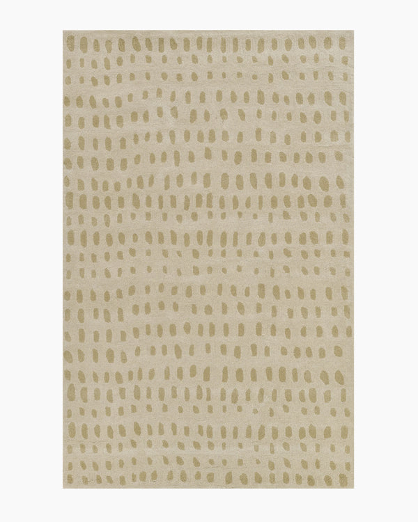 Painterly Dots Hand-Tufted Wool Rug - 3'6" x 5'6" / Navy