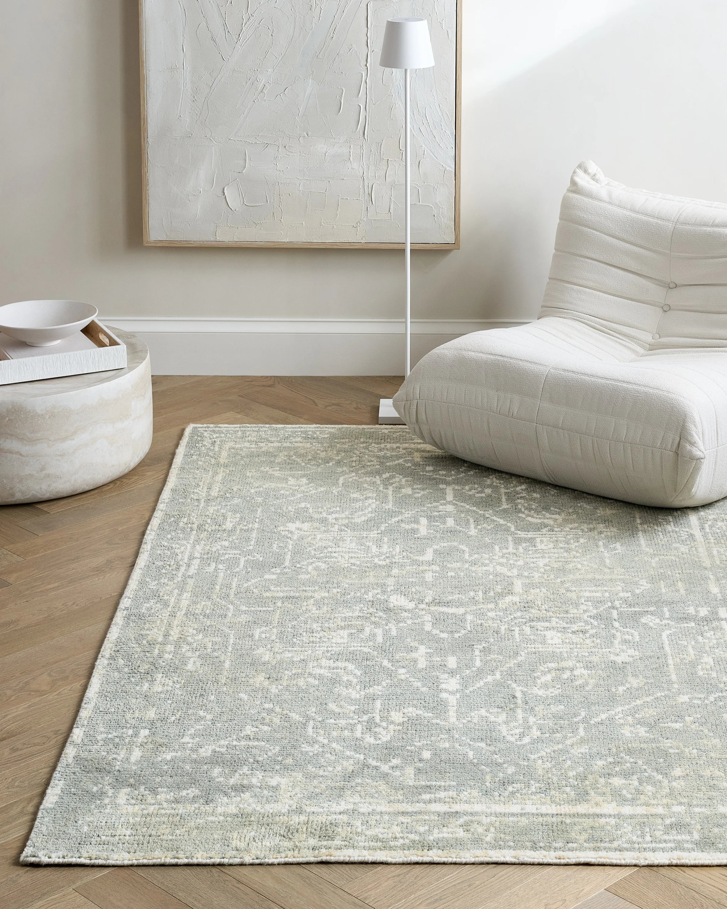 Seraphine Hand-Knotted Wool Rug - 3' x 5' / Sage Secondary image