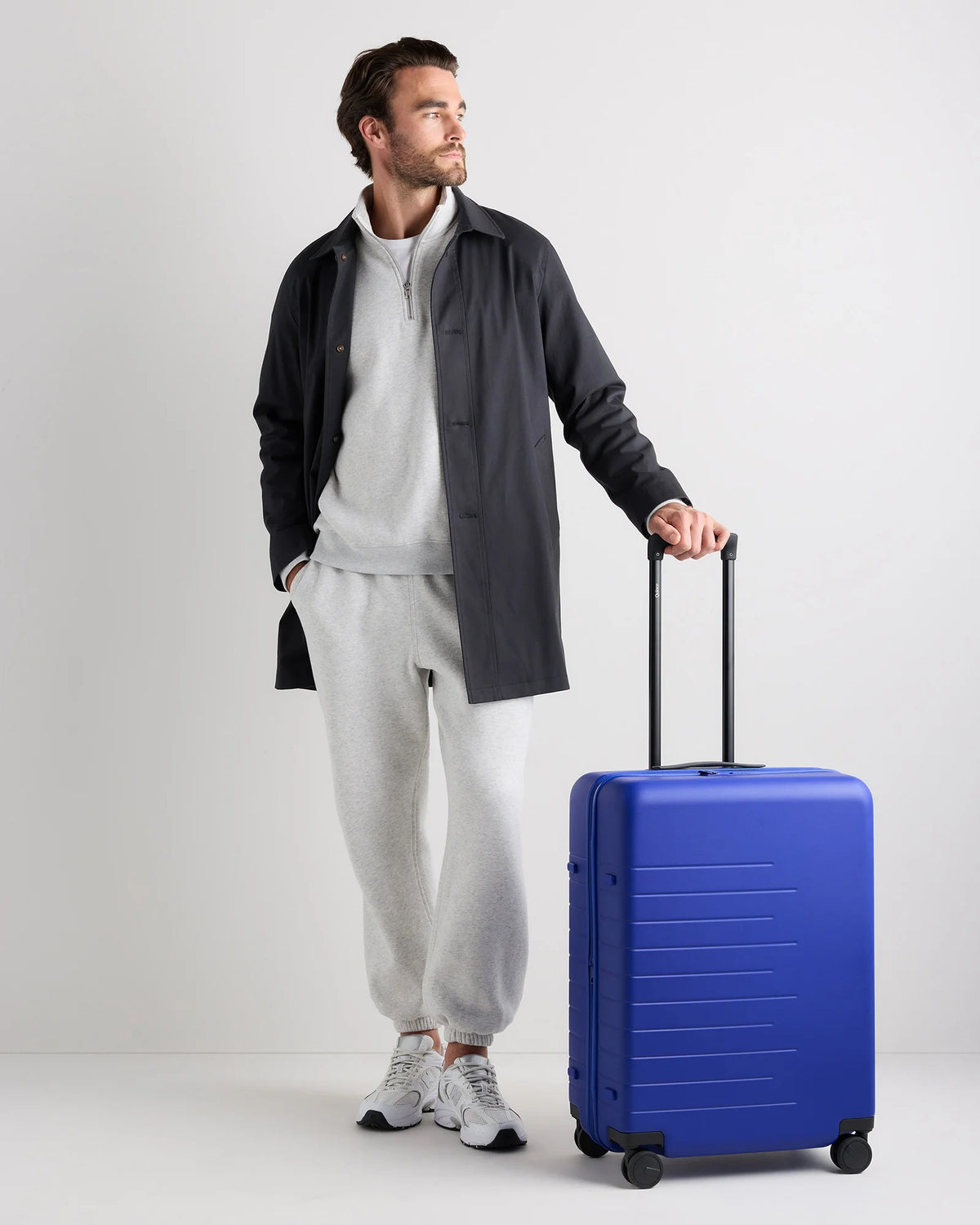 Expandable Medium Check-In Suitcase - One Size / Coastal Cobalt Main image