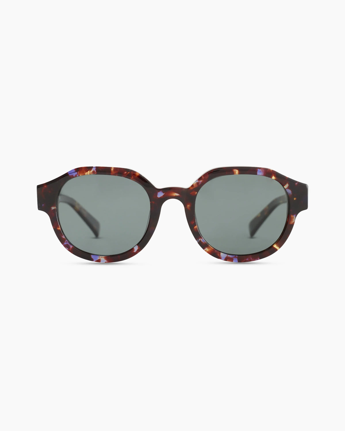 Reagan Polarized Acetate Sunglasses - One Size / Amethyst Tortoise with Grey lens Main image
