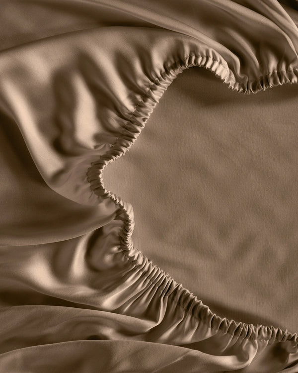 Bamboo Fitted Sheet Set - Twin / Sand