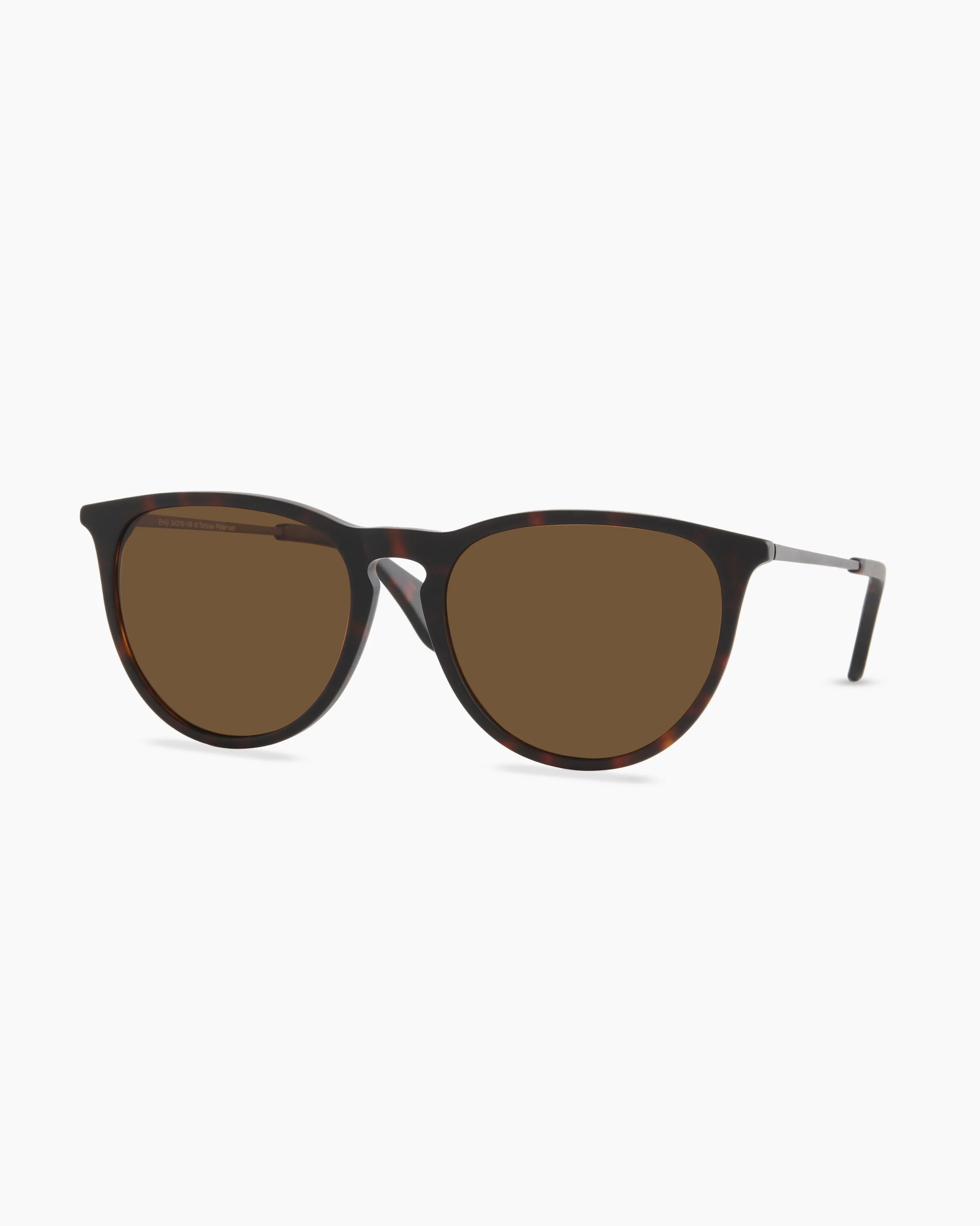 Emily Polarized Acetate Sunglasses - One Size / Tortoise with Brown lens Secondary image