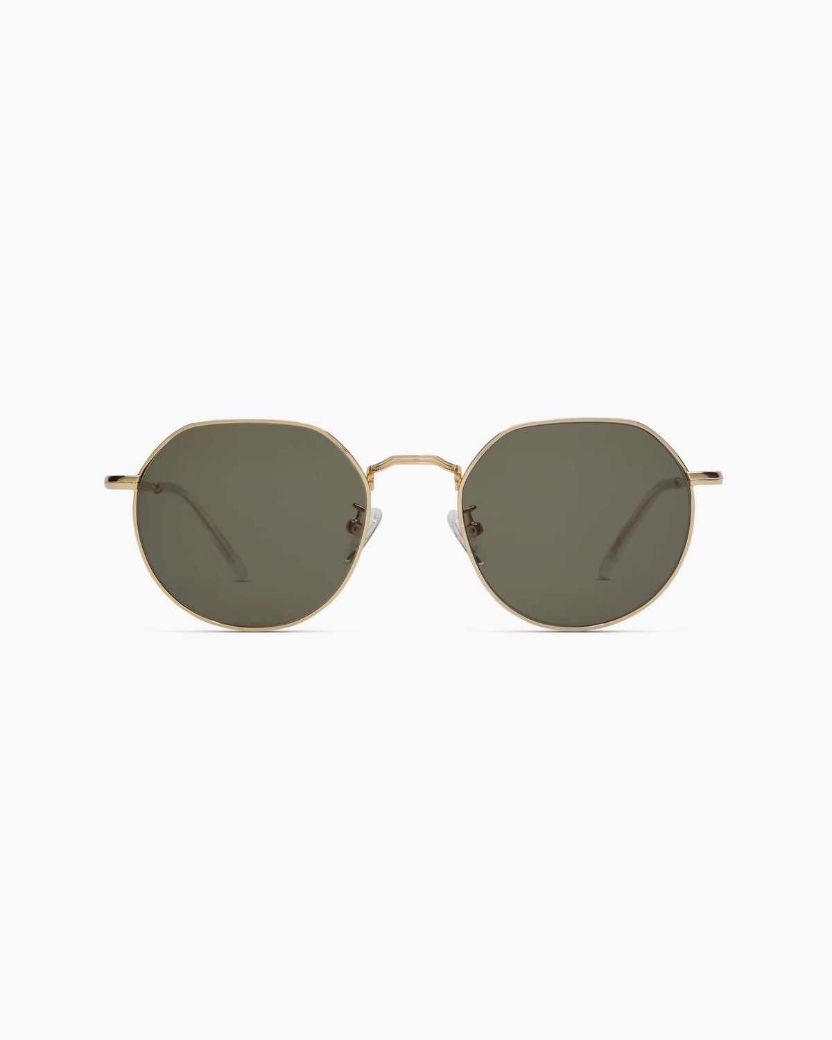 Maui Polarized Stainless Steel Sunglasses - One Size / Gold with Green lens Main image