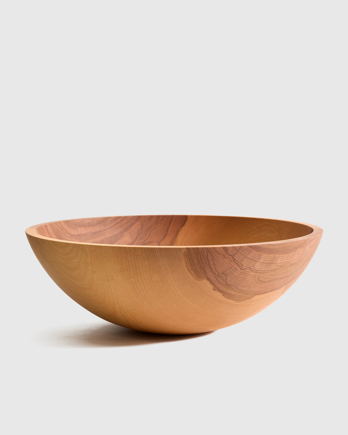 Handcrafted XL Wooden Serving Bowl, 17" - One Size / Beech Wood Main image