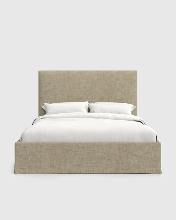 Slipcover Bed in 100% Linen - Full / Flax