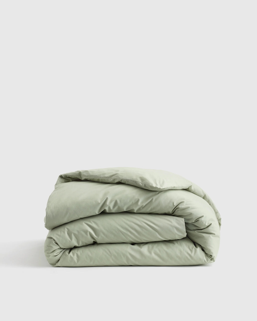 Organic Crisp Percale Duvet Cover - Twin / Ivory