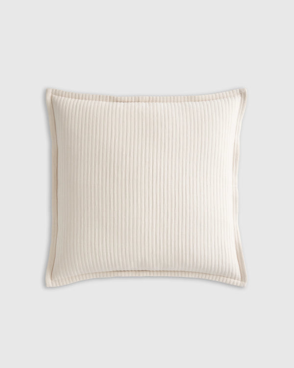 Organic Cotton Matelasse Euro Sham - Euro / Dried Sage