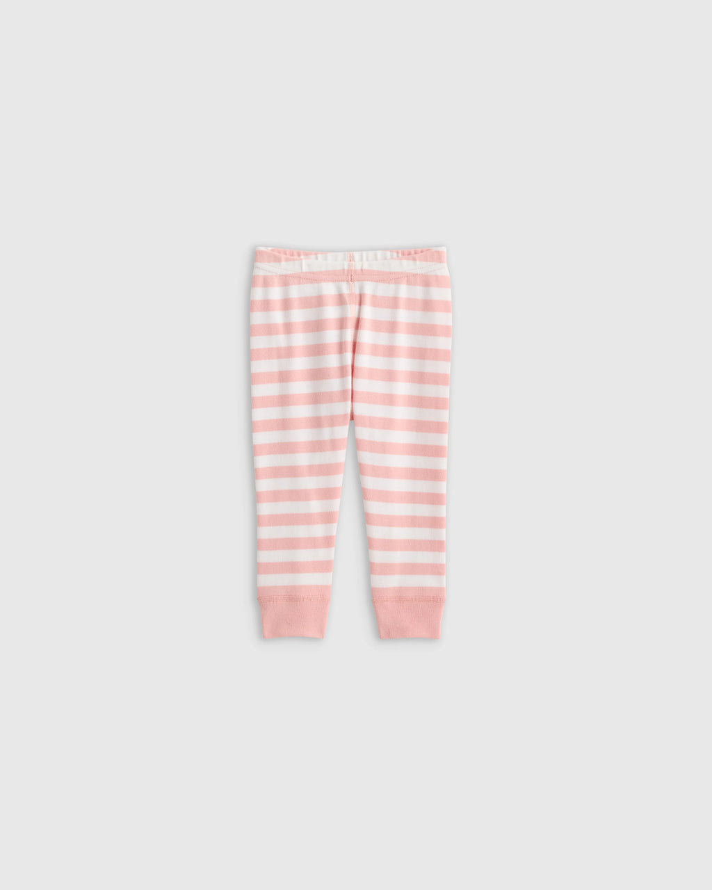 100% Organic Cotton Long Sleeve and Pant Pajama Set - 12-18M / Navy Stripe