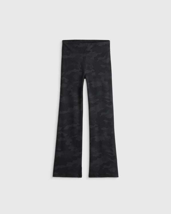 Girls Ultra-Form High Rise Flare Pant - 6 / Black Camo