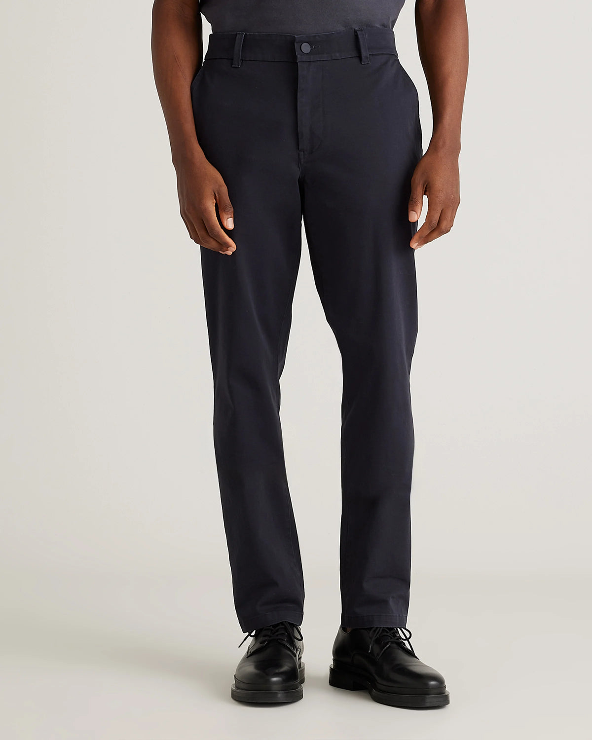 Organic Cotton Stretch Chinos - 30X30 / Dark Charcoal Main image