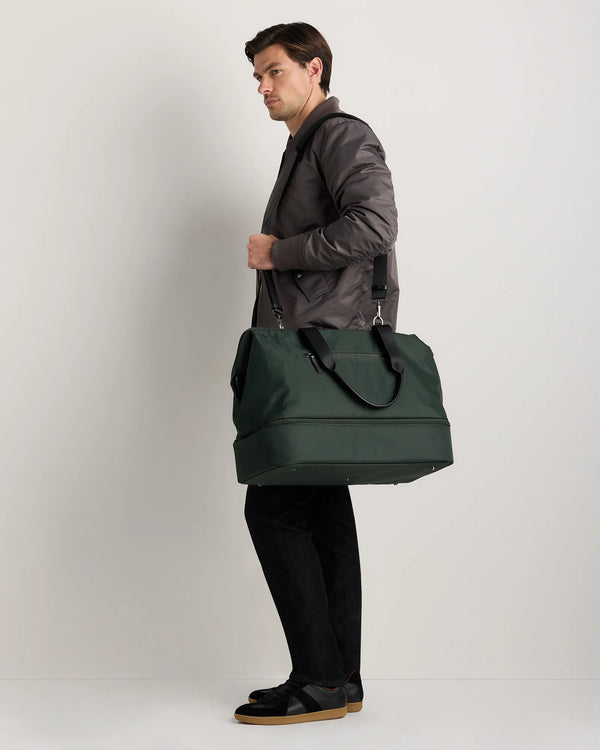 Voyage Nylon Dual Compartment Weekender - One Size / Black
