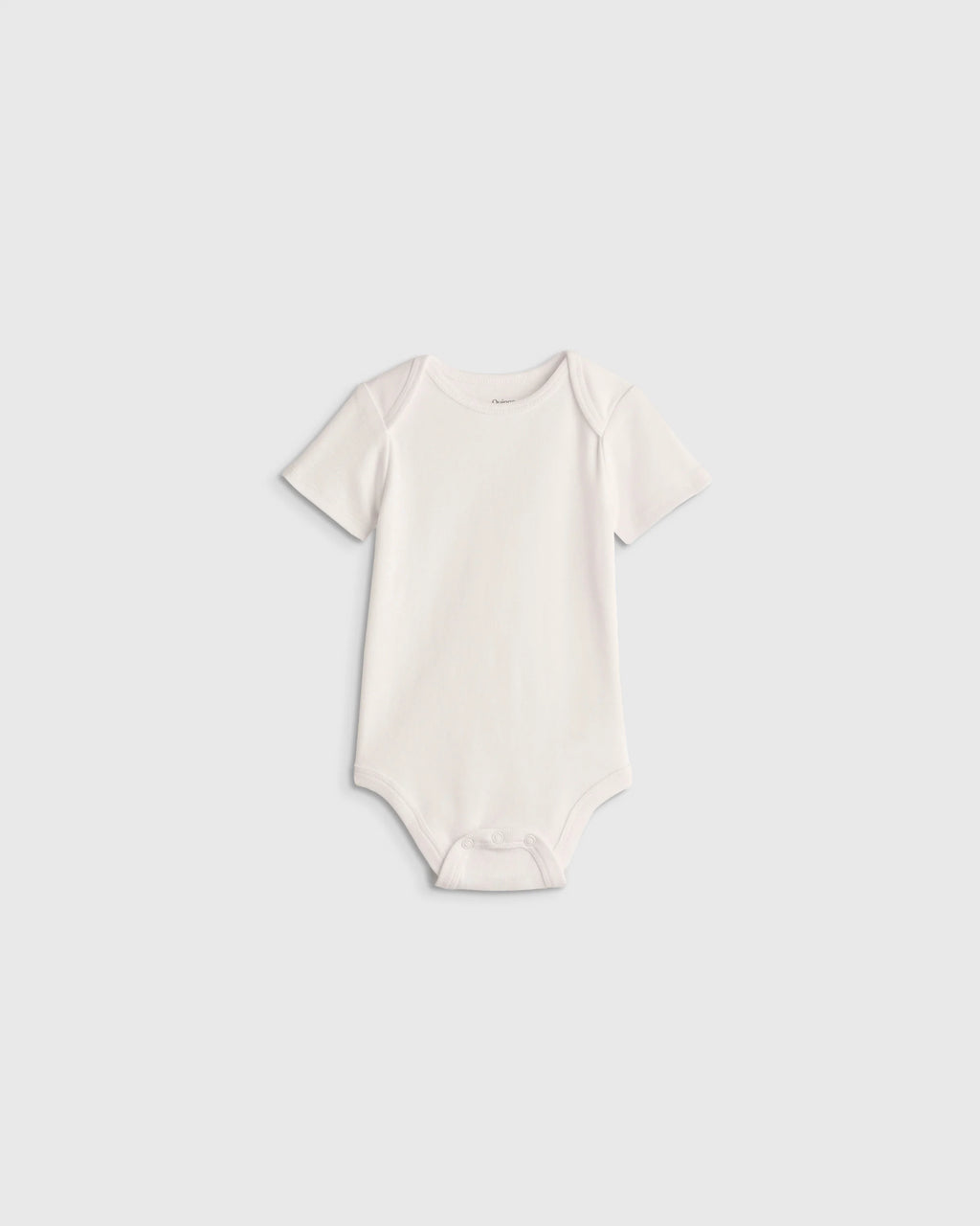 100% Organic Cotton Short Sleeve Bodysuit - 0-3M / Safari