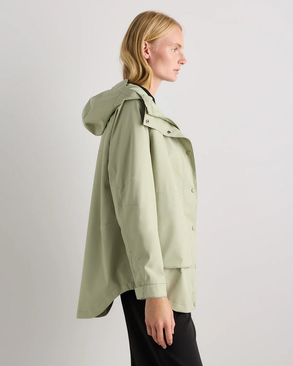Weather Proof Oversized Rain Jacket - XS / Tea Green