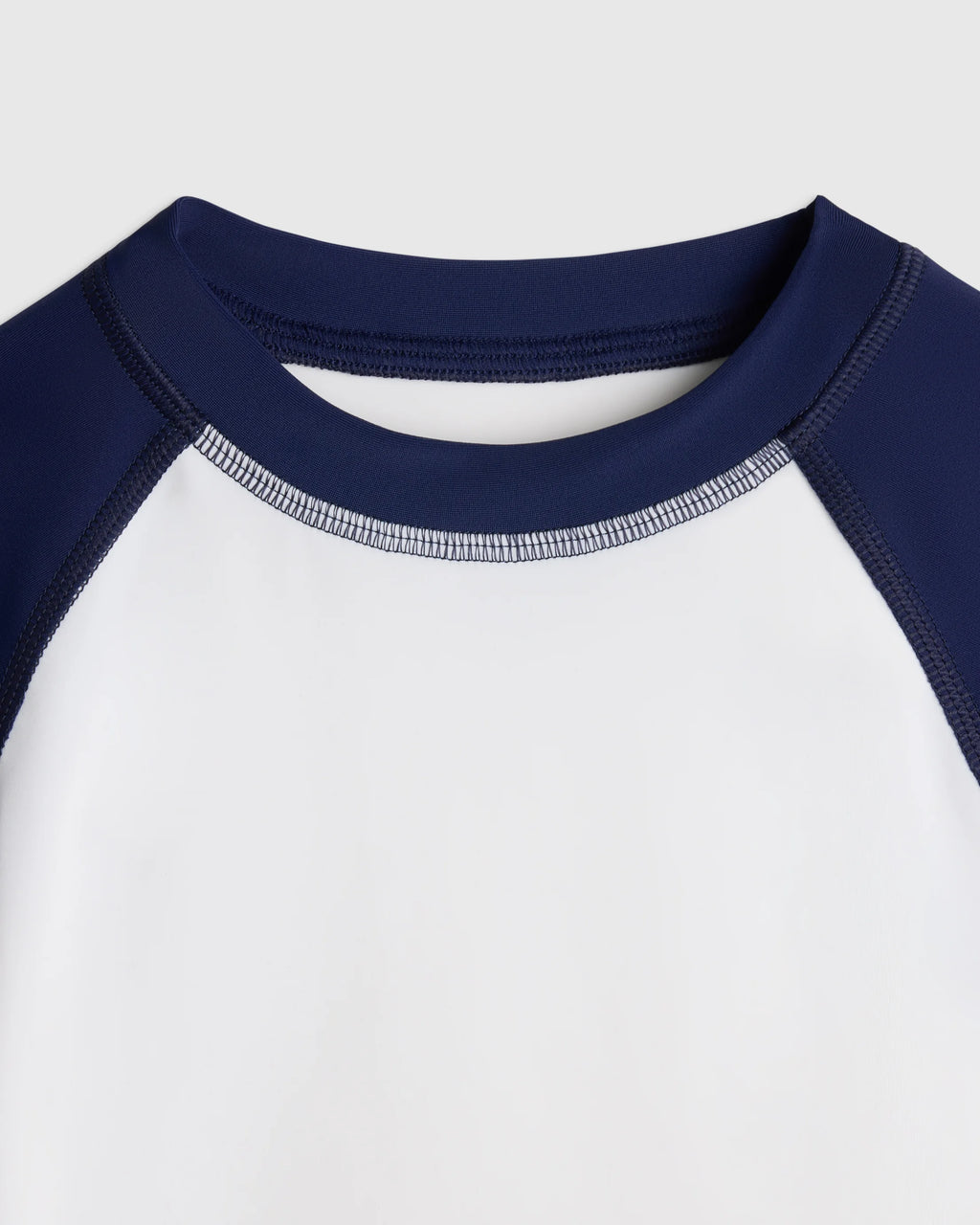Long Sleeve Raglan Rash Guard - 2T / Island Aqua