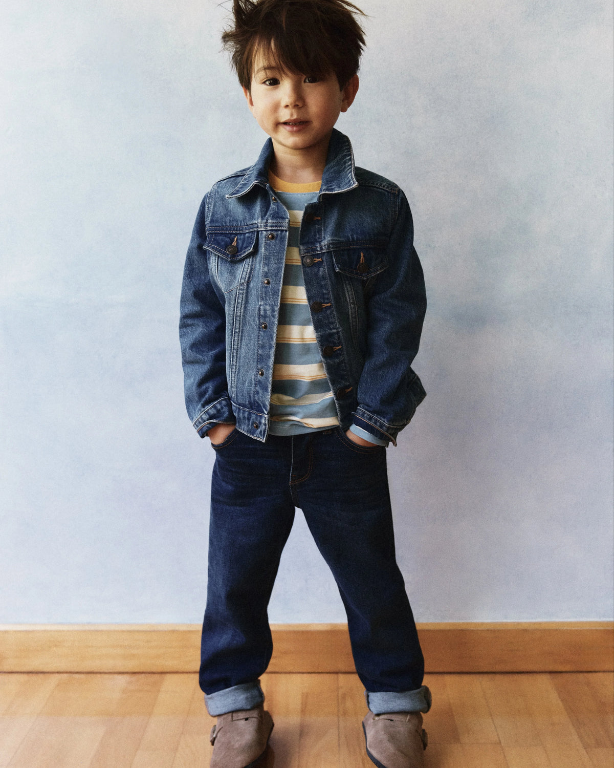 100% Organic Cotton Jersey Long Sleeve Tee - 2T / Dino Sketch
