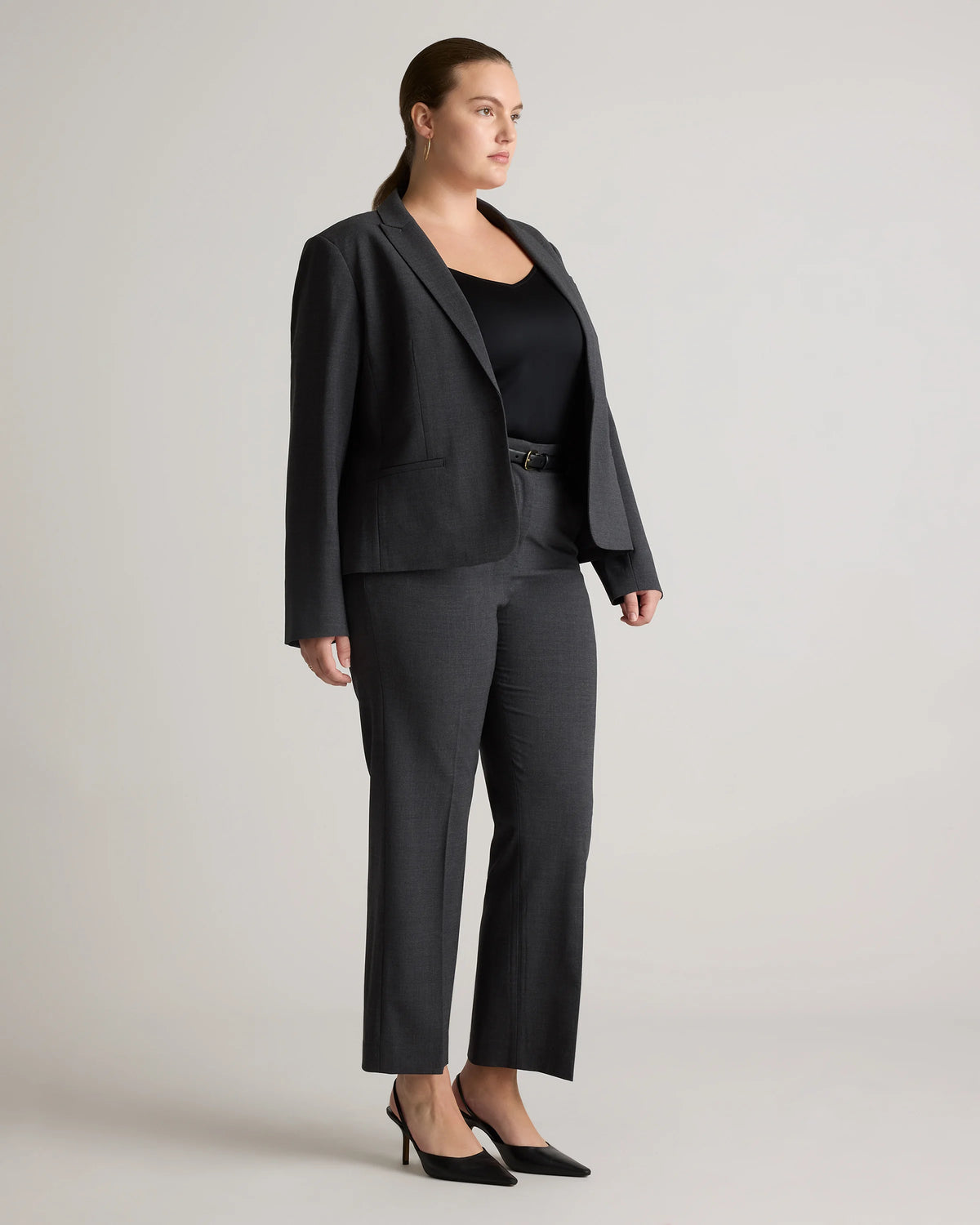 Italian Wool Tailored Blazer - XS / Navy