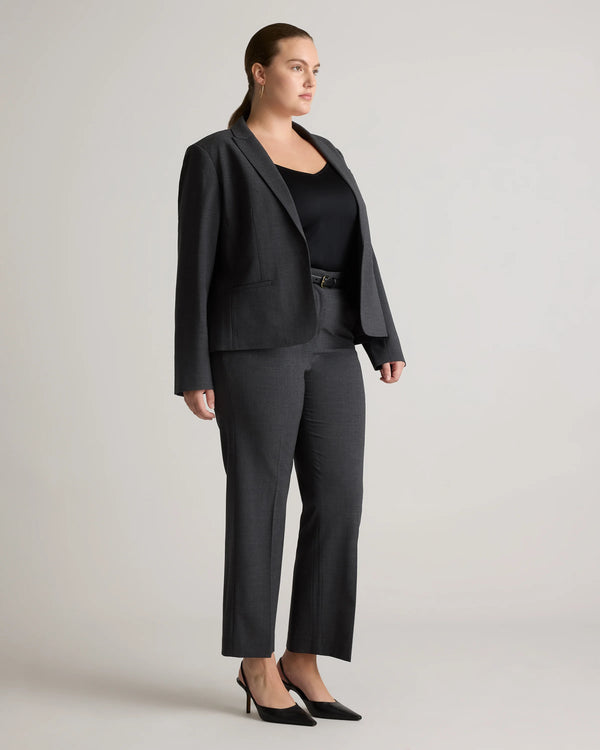 Italian Wool Tailored Blazer - XS / Navy