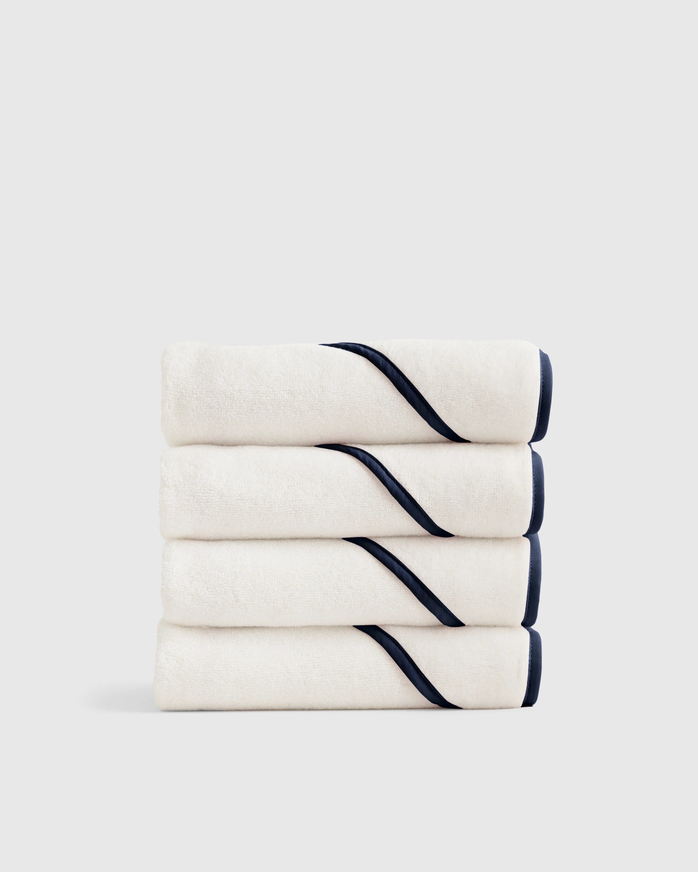 Organic Turkish Cotton Baby Hooded Towel Set 4-Pack - One Size / Light Blue Secondary image