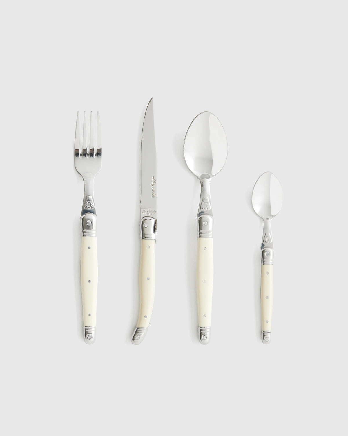 Jean Dubost Laguiole 24 Piece Flatware Set - One Size / Ivory Main image