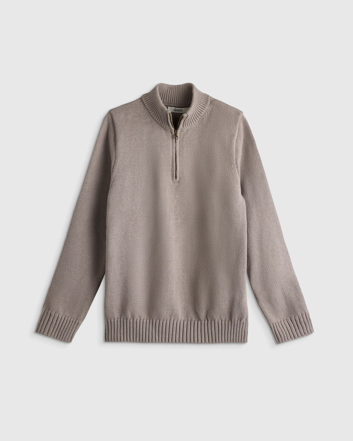 Boys 100% Organic Cotton Quarter-Zip Sweater - 6 / Navy