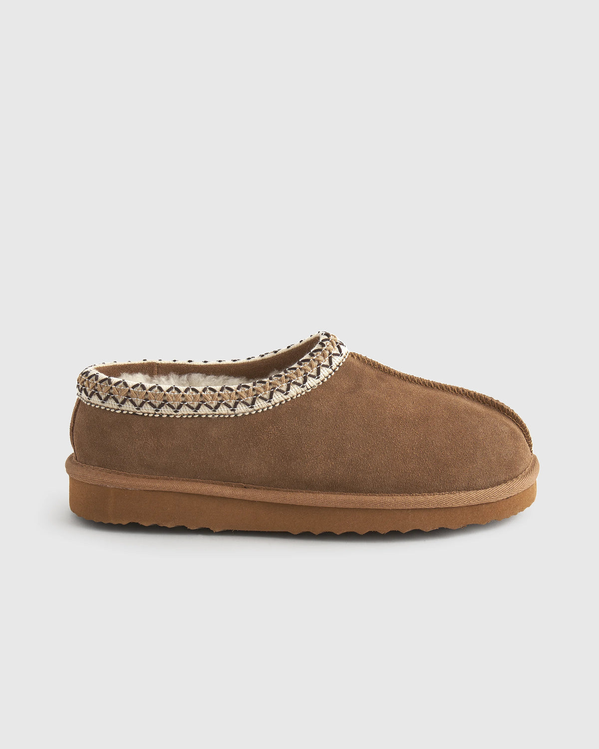 Australian Shearling Clog Slipper - 5 / Pecan Main image