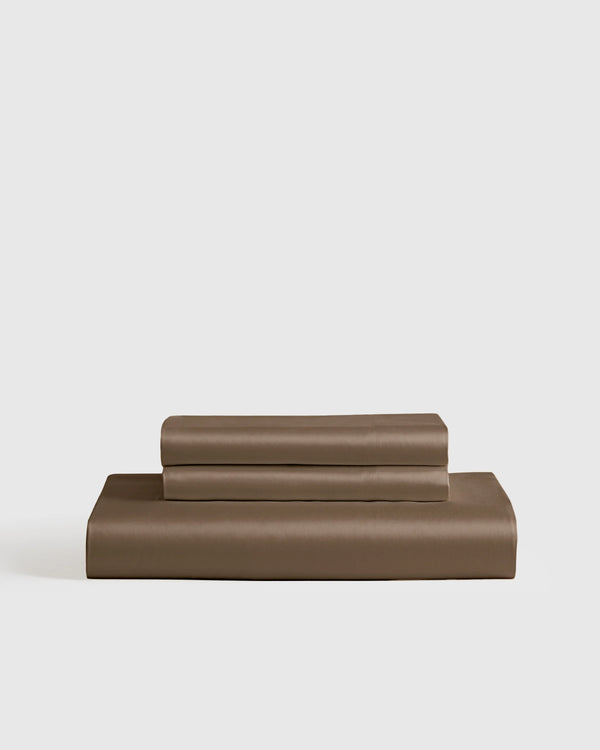 Bamboo Fitted Sheet Set - Twin / Sand