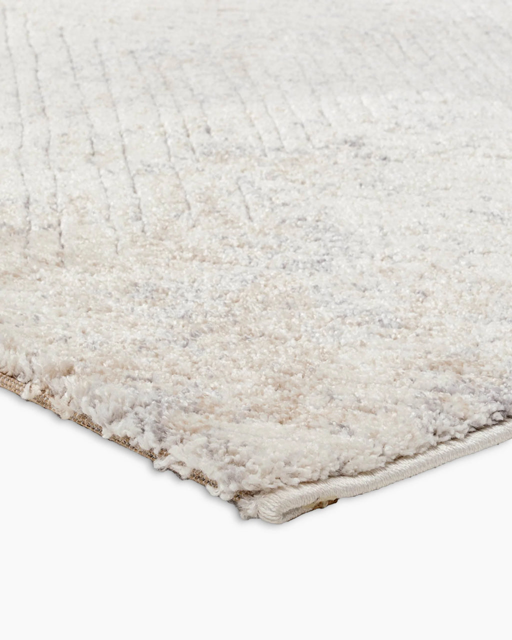 Mateo Plush Performance Rug - 5' x 7'6" / Light Grey