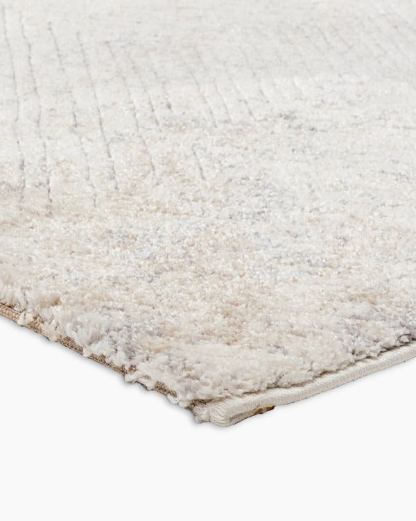 Mateo Plush Performance Rug - 5' x 7'6" / Light Grey