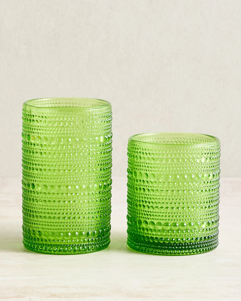 Jupiter Short Glass Tumbler (Set of 6) - One Size / Fern Green