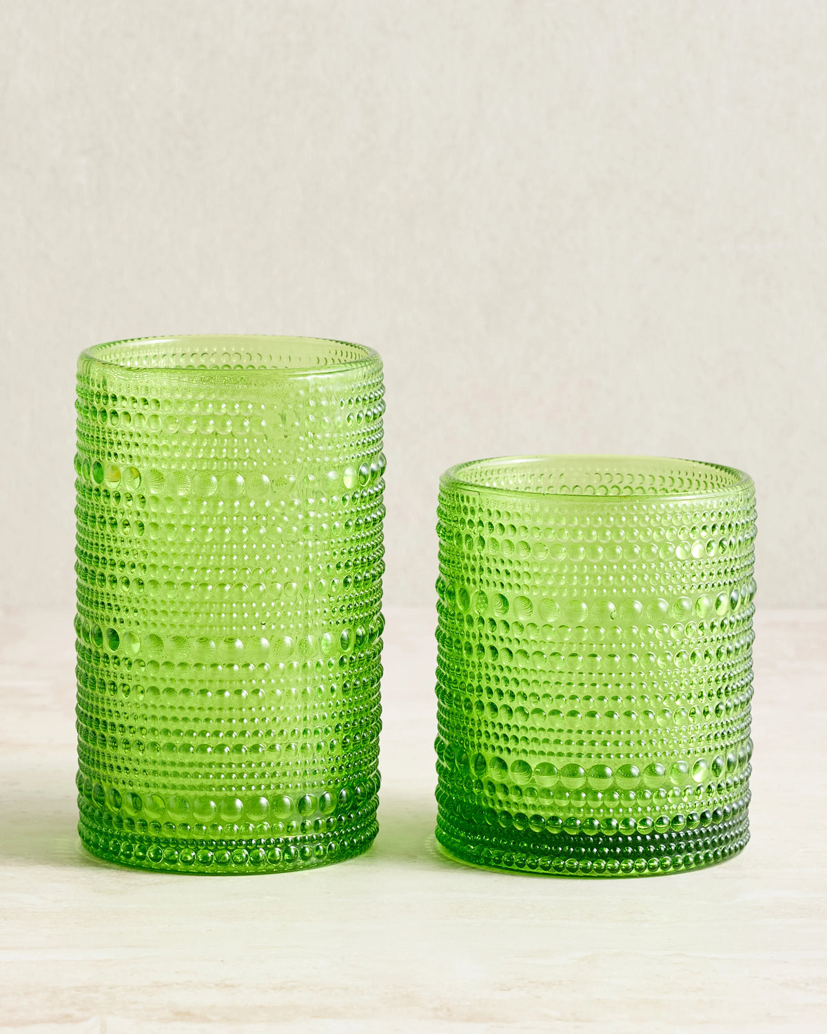 Jupiter Short Glass Tumbler (Set of 6) - One Size / Fern Green