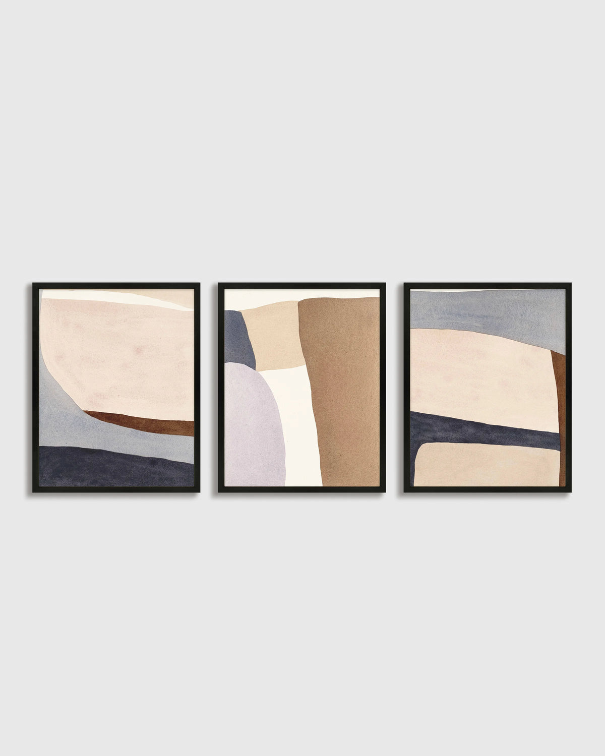 Tripartite by Julia Balfour (Set of 3) - 17.25"x21.25" / Black Main image