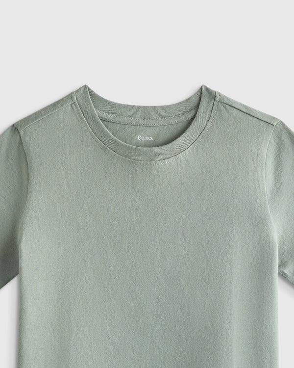 100% Organic Cotton Jersey Short Sleeve Tee - 6 / Dino Sketch