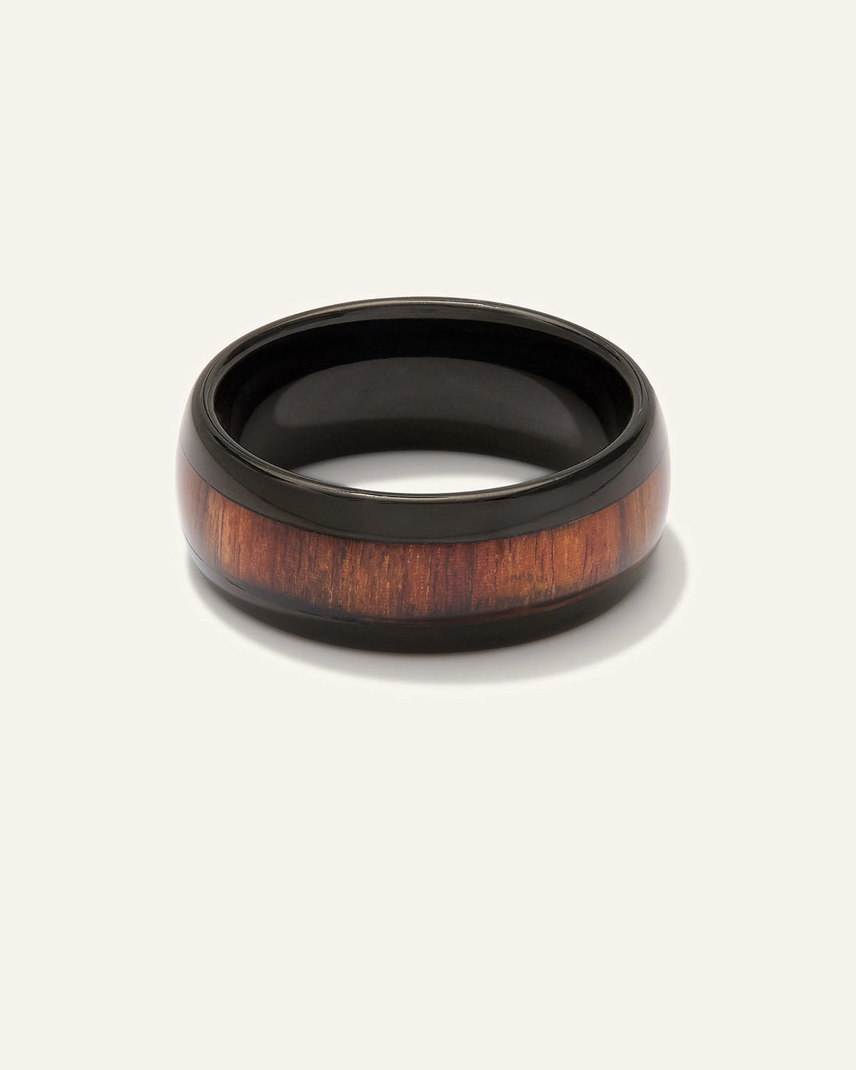 Tungsten Carbide Wood Inlay Band - 6 / No Color Main image