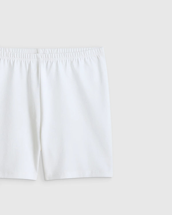 Organic Cotton Cartwheel Shorts - 6 / Soft Rose